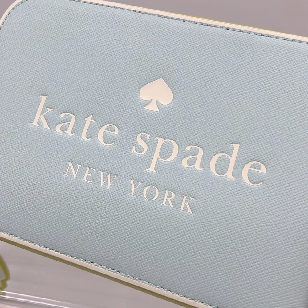 Kate Spade Oh Snap Colorblock Mini Camera Bag Blue Glow